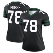 Legend Morgan Moses Women's New York Jets Legacy Jersey - Black