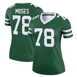 Legend Morgan Moses Women's New York Jets Legacy Jersey - Green