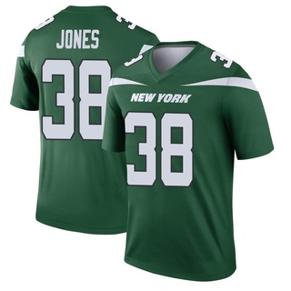 Legend Myles Jones Youth New York Jets Gotham Player Jersey - Green