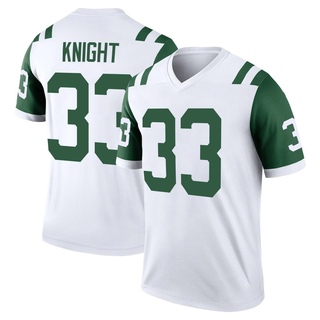 Legend Zonovan Knight Men's New York Jets Classic Alternate Jersey - White