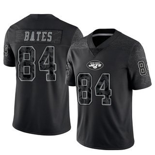 Limited Brenden Bates Men's New York Jets Reflective Jersey - Black