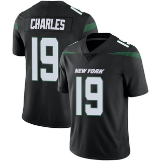 Limited Irvin Charles Men's New York Jets Stealth Vapor Jersey - Black