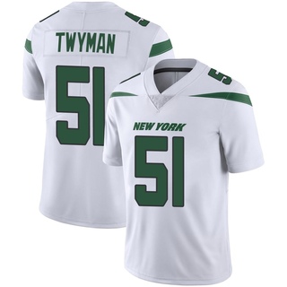 Limited Jaylen Twyman Men's New York Jets Spotlight Vapor Jersey - White