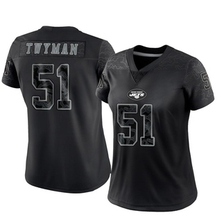 Limited Jaylen Twyman Women's New York Jets Reflective Jersey - Black