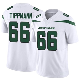 Limited Joe Tippmann Men's New York Jets Vapor F.U.S.E. Jersey - White