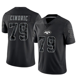 Limited Matthew Cindric Youth New York Jets Reflective Jersey - Black