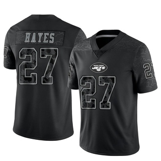 Limited Tae Hayes Men's New York Jets Reflective Jersey - Black