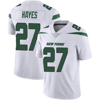 Limited Tae Hayes Men's New York Jets Spotlight Vapor Jersey - White