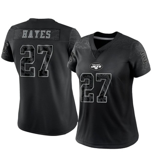 Limited Tae Hayes Women's New York Jets Reflective Jersey - Black