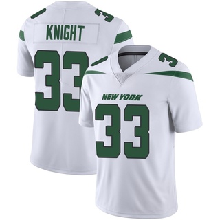 Limited Zonovan Knight Men's New York Jets Spotlight Vapor Jersey - White