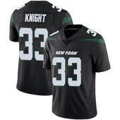 Limited Zonovan Knight Men's New York Jets Stealth Vapor Jersey - Black